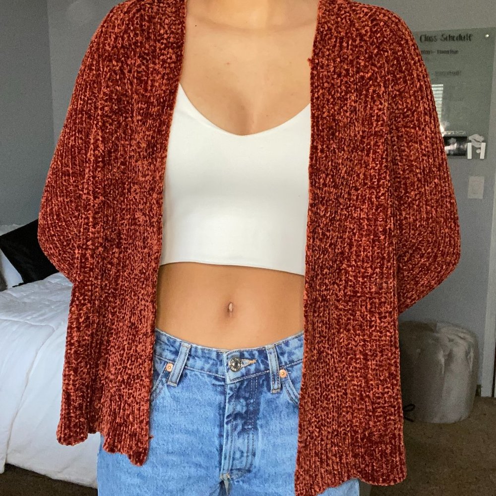 Soft Burgundy Cardigan